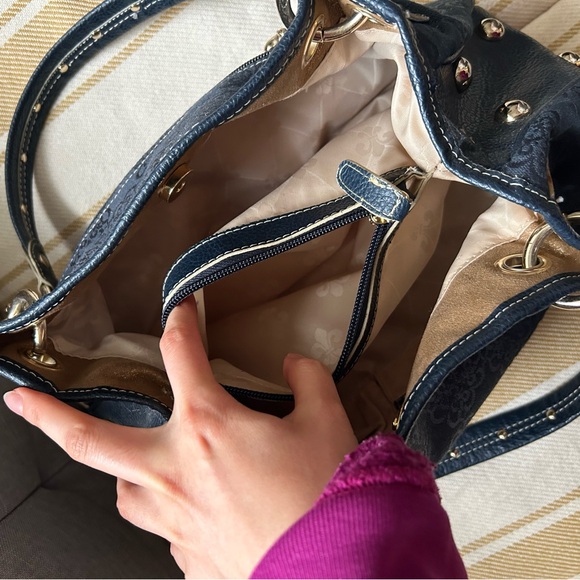 Blue handbag - Picture 11 of 12